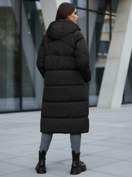 Női téli kabát fekete OZONEE JS/5M3163/392Z