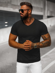 Férfi Póló Fekete OZONEE JS/712007Z 