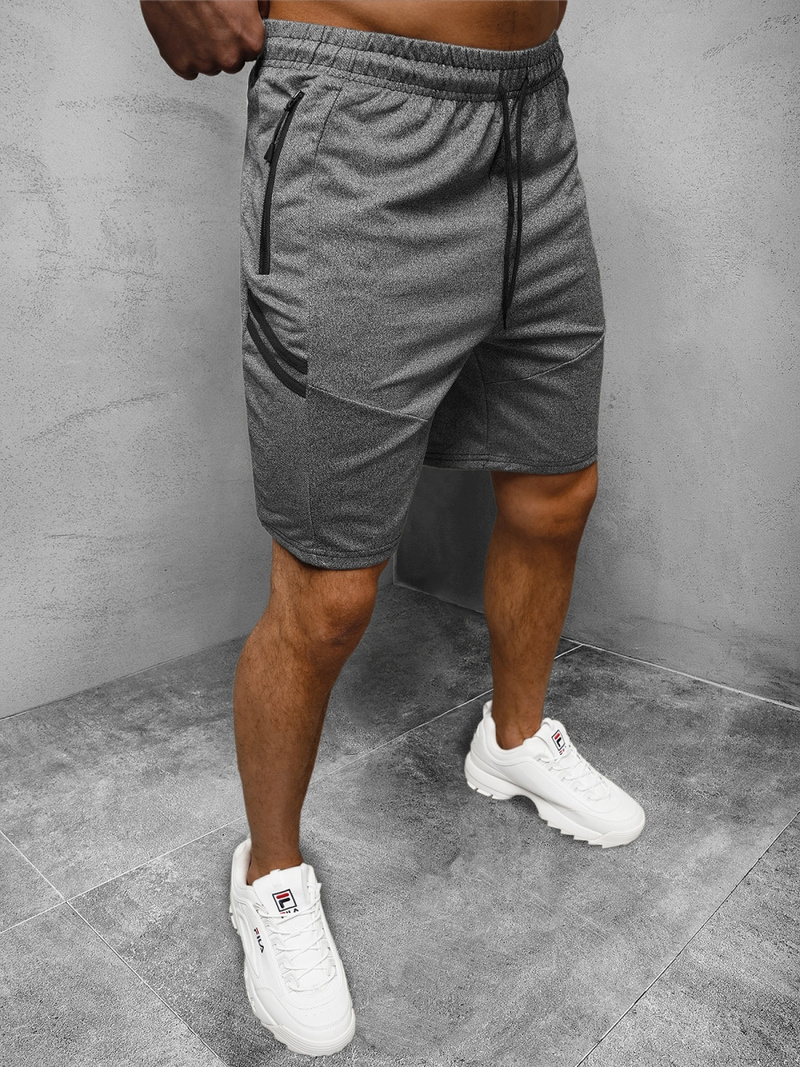 Férfi rövidnadrág grafit OZONEE JS/68041/5