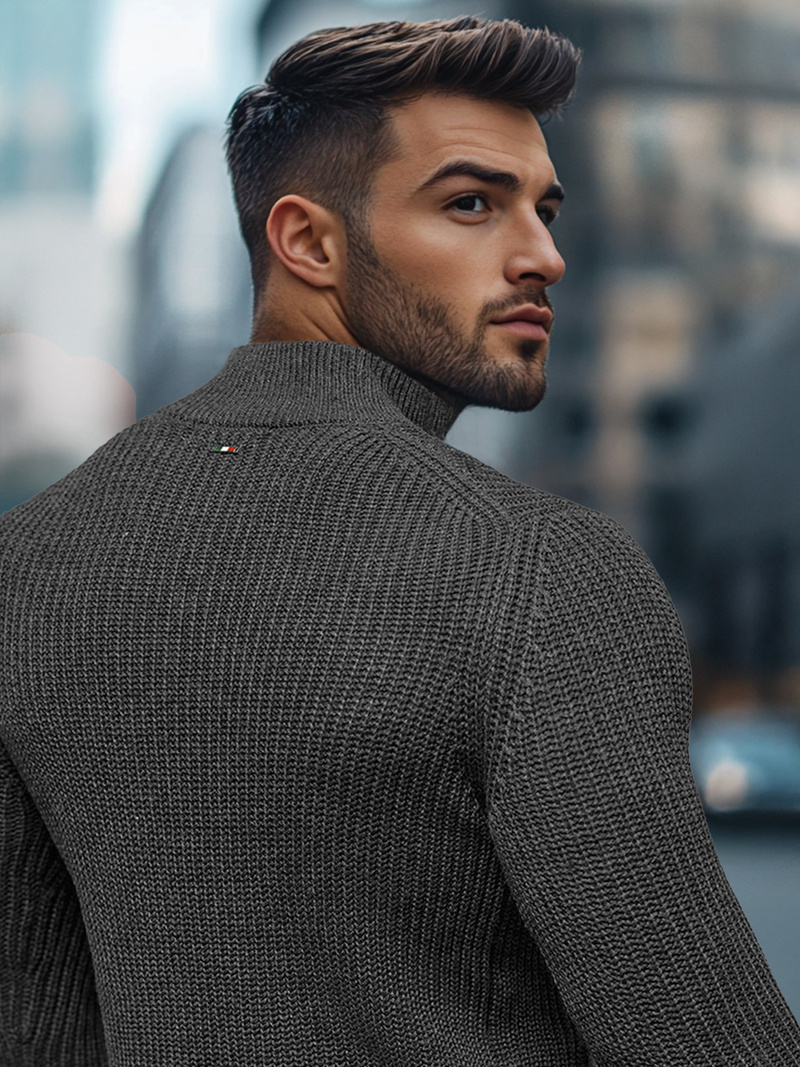 Férfi Pulóver Grafit OZONEE NB/MM6020/3Z