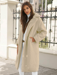 Női kabát ekrü OZONEE O/Z01Z