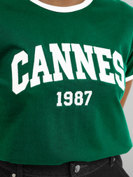 Női polo zöld OZONEE JS/R62184