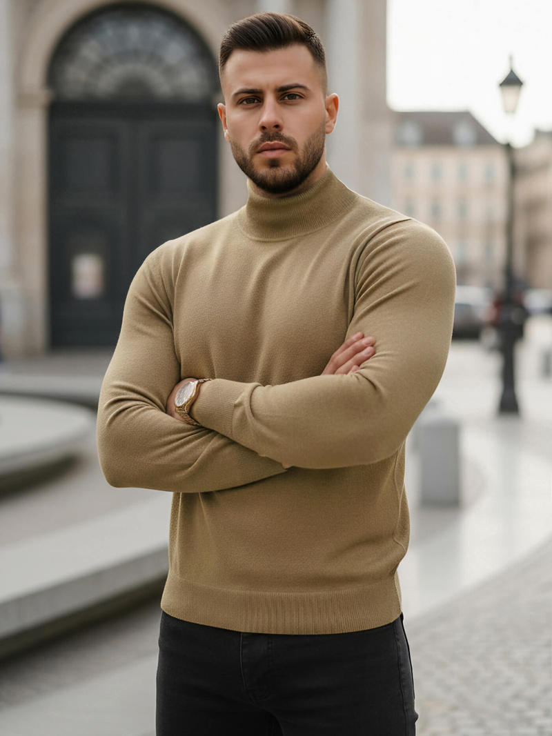 Férfi Pulóver Camel OZONEE V/V24503