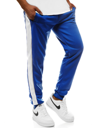 Férfi melegítő nadrág kék fehér OZONEE JS/JZ11005