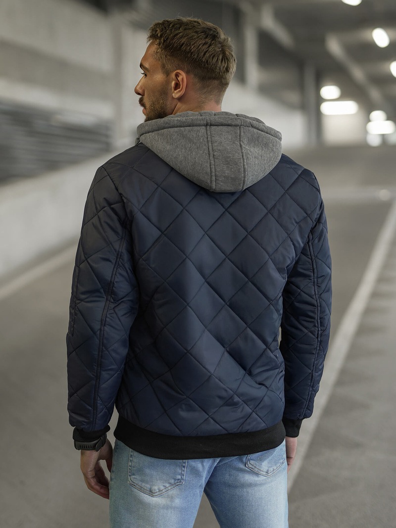 Férfi kabát gránát OZONEE JS/8M986/215Z