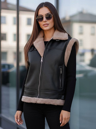 Női mellény fekete OZONEE JS/61M8503/392Z