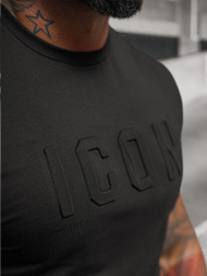 Férfi Póló Fekete OZONEE NB/MT3111