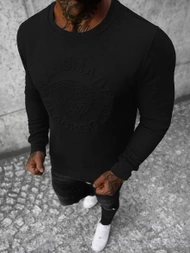 Férfi pulóver fekete OZONEE NB/MF2004