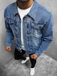 Férfi farmer dzseki kék OZONEE NB/MJ508B