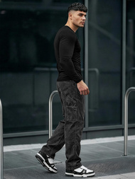 Férfi farmer nadrág grafit OZONEE O/KK2828/5Z