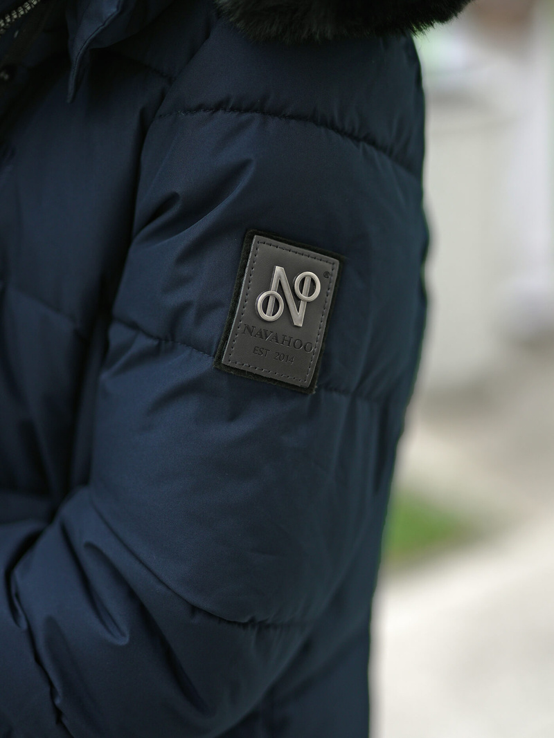 Női téli kabát póló gránát OZONEE O/W377