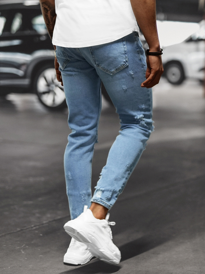 Férfi Farmer Nadrág Kék OZONEE O/WE1130