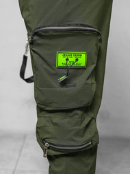 Férfi Chino Nadrág Khaki OZONEE O/PS5519