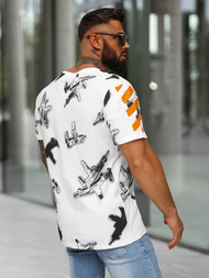 Férfi Póló Fehér OZONEE O/MPO3471