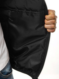 Férfi kabát fekete OZONEE JS/SM67Z