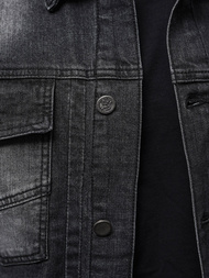 Férfi Farmer Dzseki Fekete OZONEE NB/MJ521N