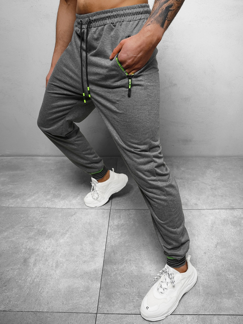 Férfi melegítő nadrág grafit OZONEE JS/68K10332