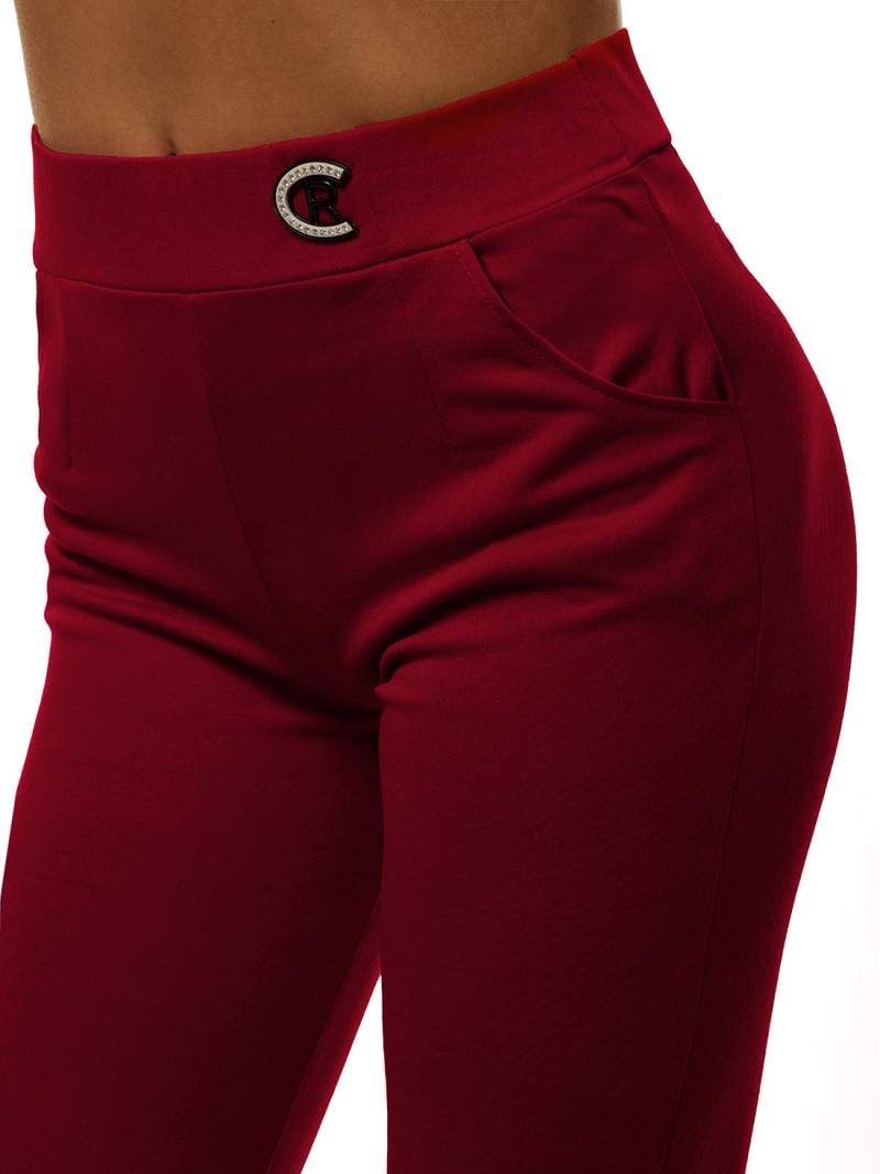 Női leggings Bordó OZONEE JS/1027/B13