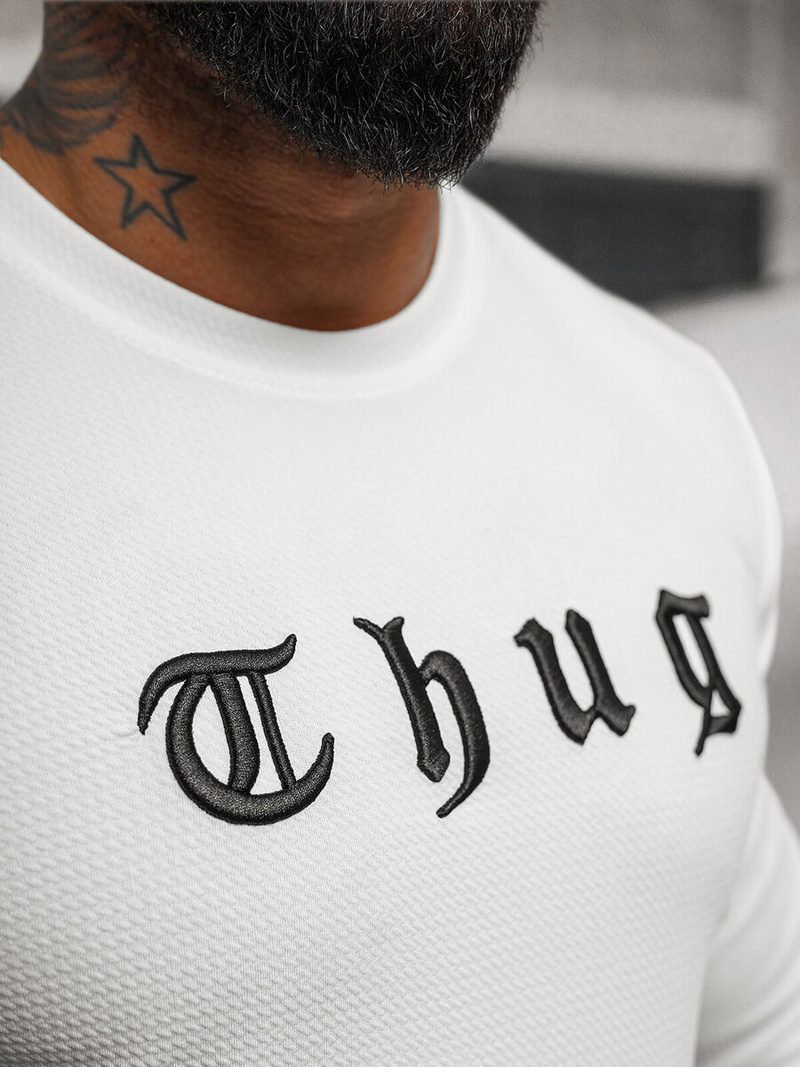 Férfi Pulóver Fehér OZONEE O/T6612