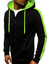 Férfi Melegítő felső Fekete-Akvamarin OZONEE JS/2015