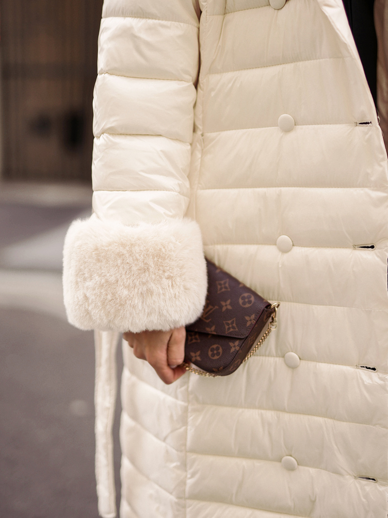 Női kabát bézs OZONEE JS/5M3160/254/BZ