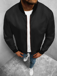 férfi átmeneti bomber dzseki fekete OZONEE N/7116/1