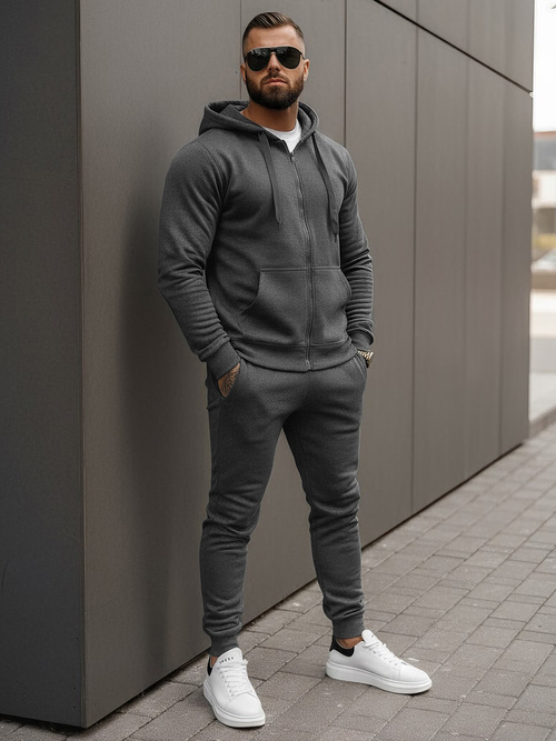 Férfi melegítő együttes grafit OZONEE JS/68C10386/5Z