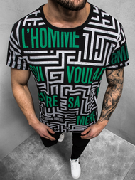 Férfi póló Fekete OZONEE JS/KS2020Z