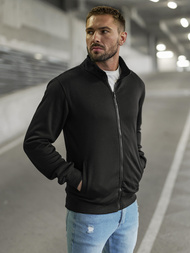 Férfi Pulóver Fekete OZONEE JS/2002Z