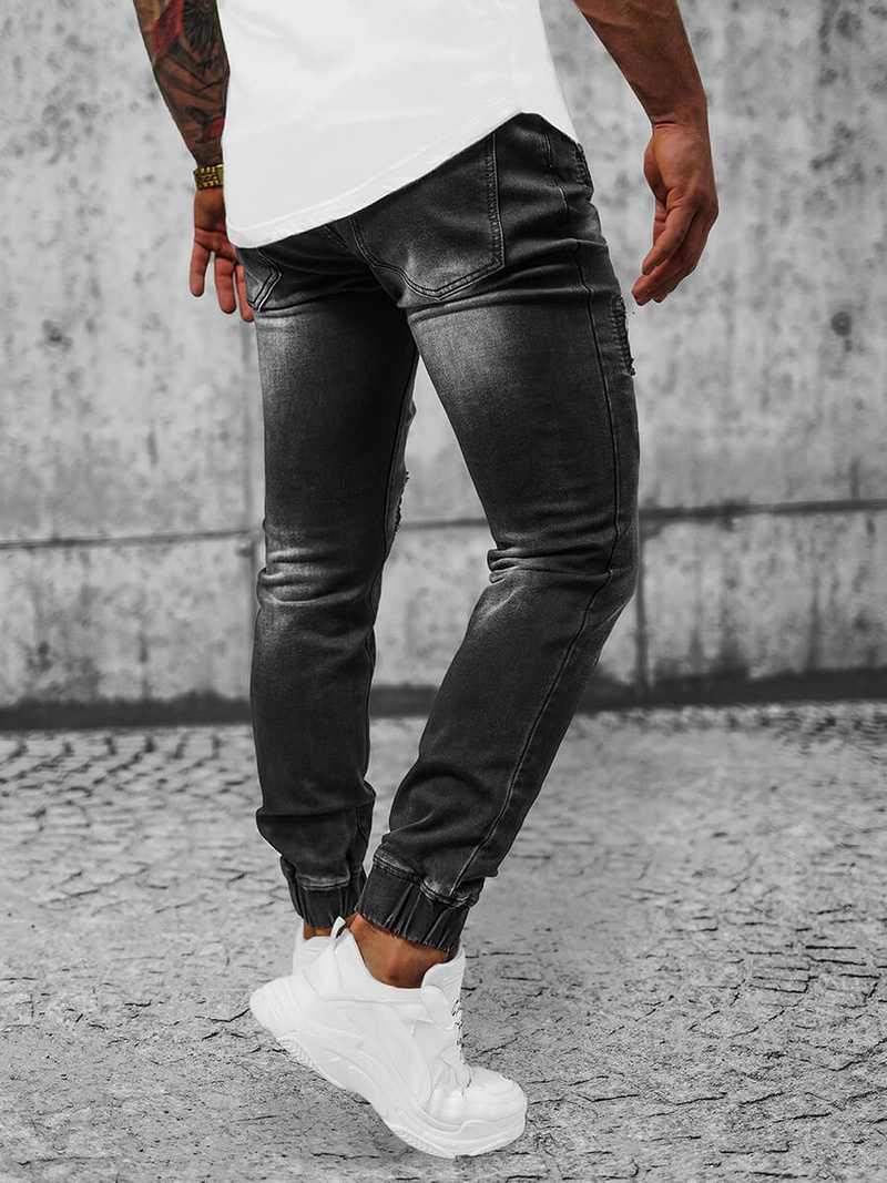 Férfi Nadrág Jogger Fekete OZONEE NB/MP0052/2N