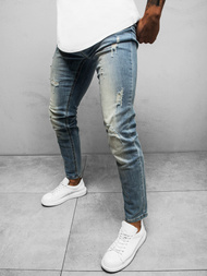 Férfi farmer nadrág világos-kék OZONEE NB/MP0016BC