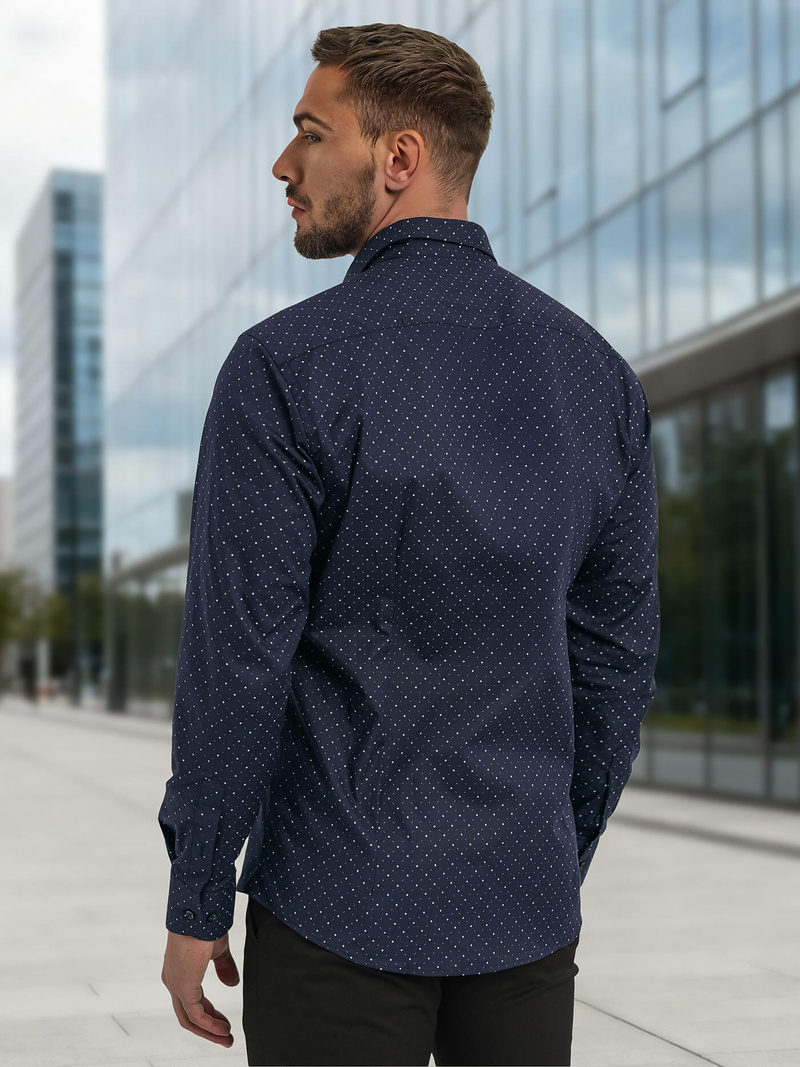 Férfi Ing Gránát OZONEE V/V183