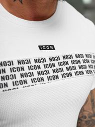 Férfi Póló Fehér OZONEE O/B1216