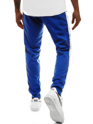 Férfi melegítő nadrág kék fehér OZONEE JS/JZ11005