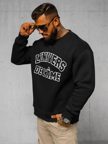 Pulóver fekete OZONEE O/SWE23055