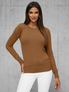 Női pulóver camel OZONEE JS/8005/7