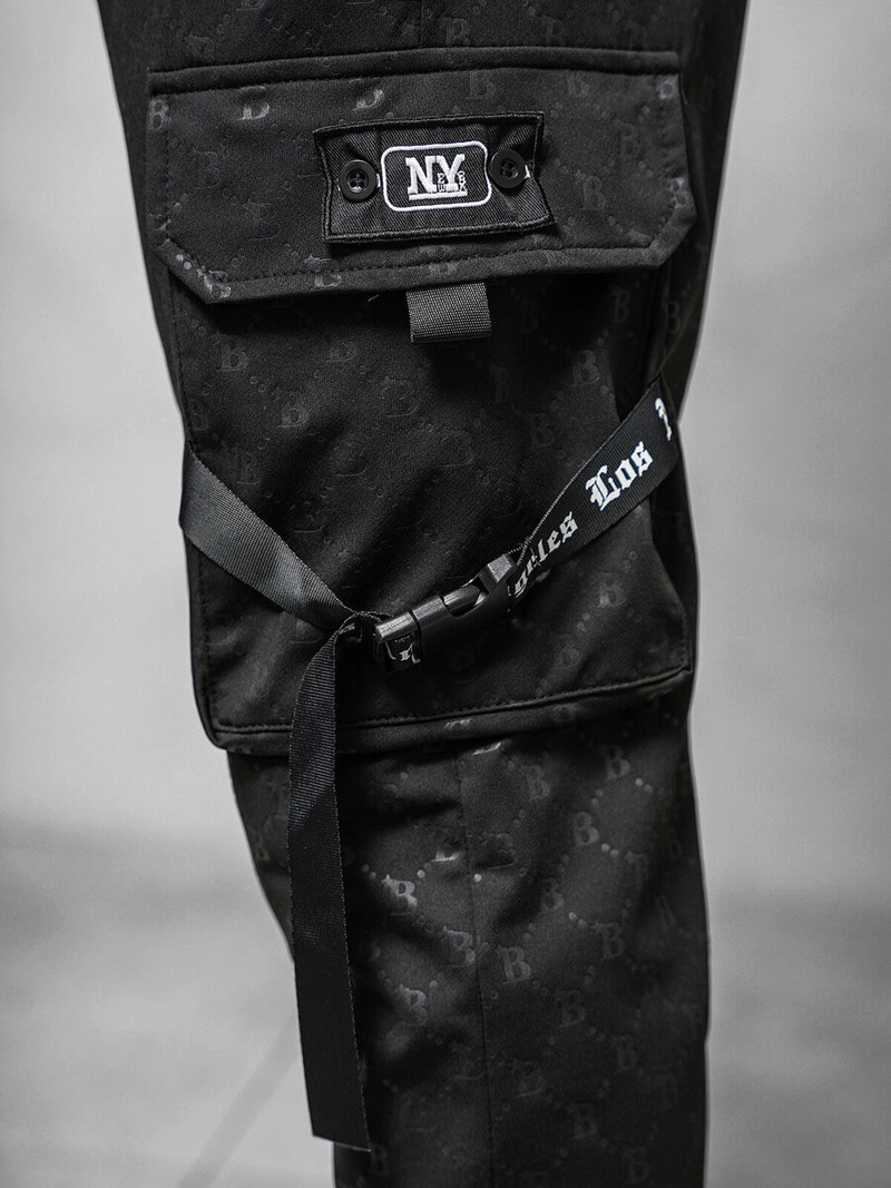 Férfi Melegítő Nadrág Fekete OZONEE O/PS6021