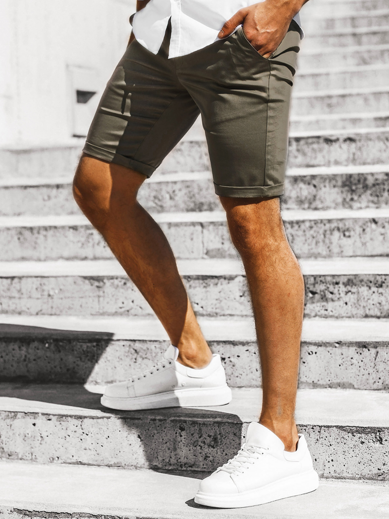 Férfi chino rövidnadrág Grafit OZONEE DJ/1001