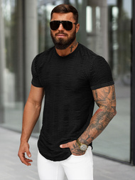 Férfi Póló Fekete OZONEE O/B1147