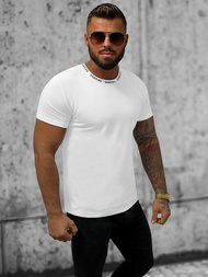 Férfi Póló Fehér OZONEE JS/8T228/1