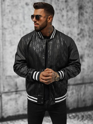 Férfi átmeneti bomber dzseki fekete OZONEE O/3A172