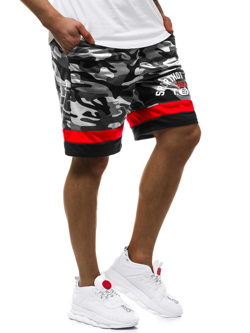 Férfi rövidnadrág Szürke JS/KK300152