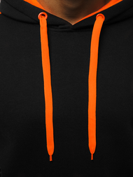 Férfi blúz fekete és narancssárga OZONEE JS/2012