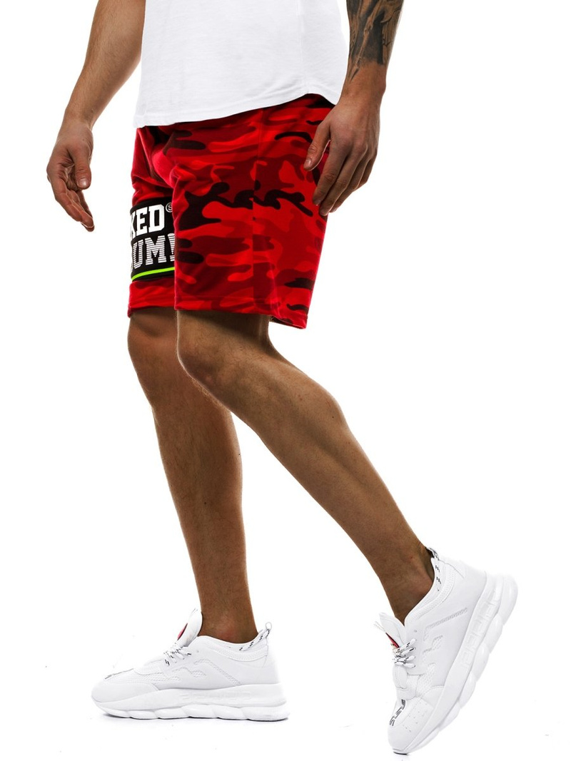 Férfi rövidnadrág Piros JS/KK300161