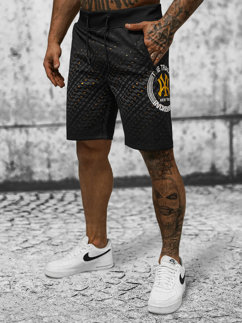 Férfi Rövidnadrág Fekete OZONEE JS/8K1129/3