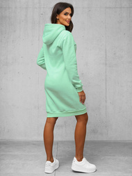 Női kapucnis pulóver mentol OZONEE JS/YS10005/39Z