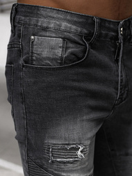 Férfi farmer nadrág fekete OZONEE NB/MP0142N