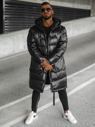 Férfi téli kabát fekete OZONEE O/M3205Z