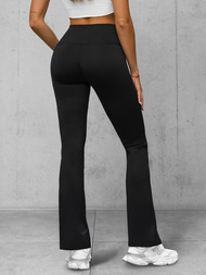 Női leggings széles lábakkal fekete OZONEE JS/XY23008L