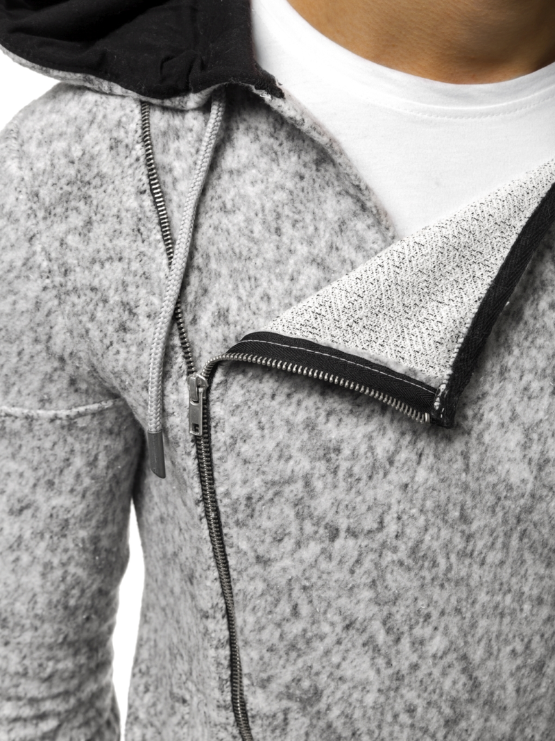 Férfi blúz Szürke OZONEE B/171693Z